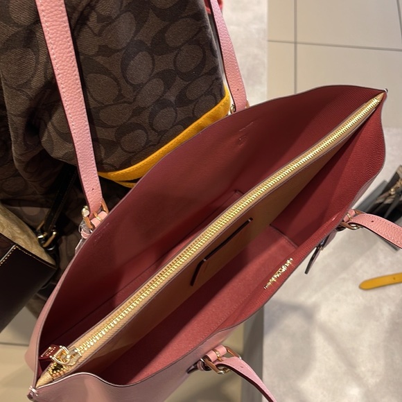 Coach Zip Top Tote 
IM/Pink - Picture 13 of 16
